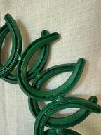 "Lucky 16" Green Horseshoe Wall Sculpture