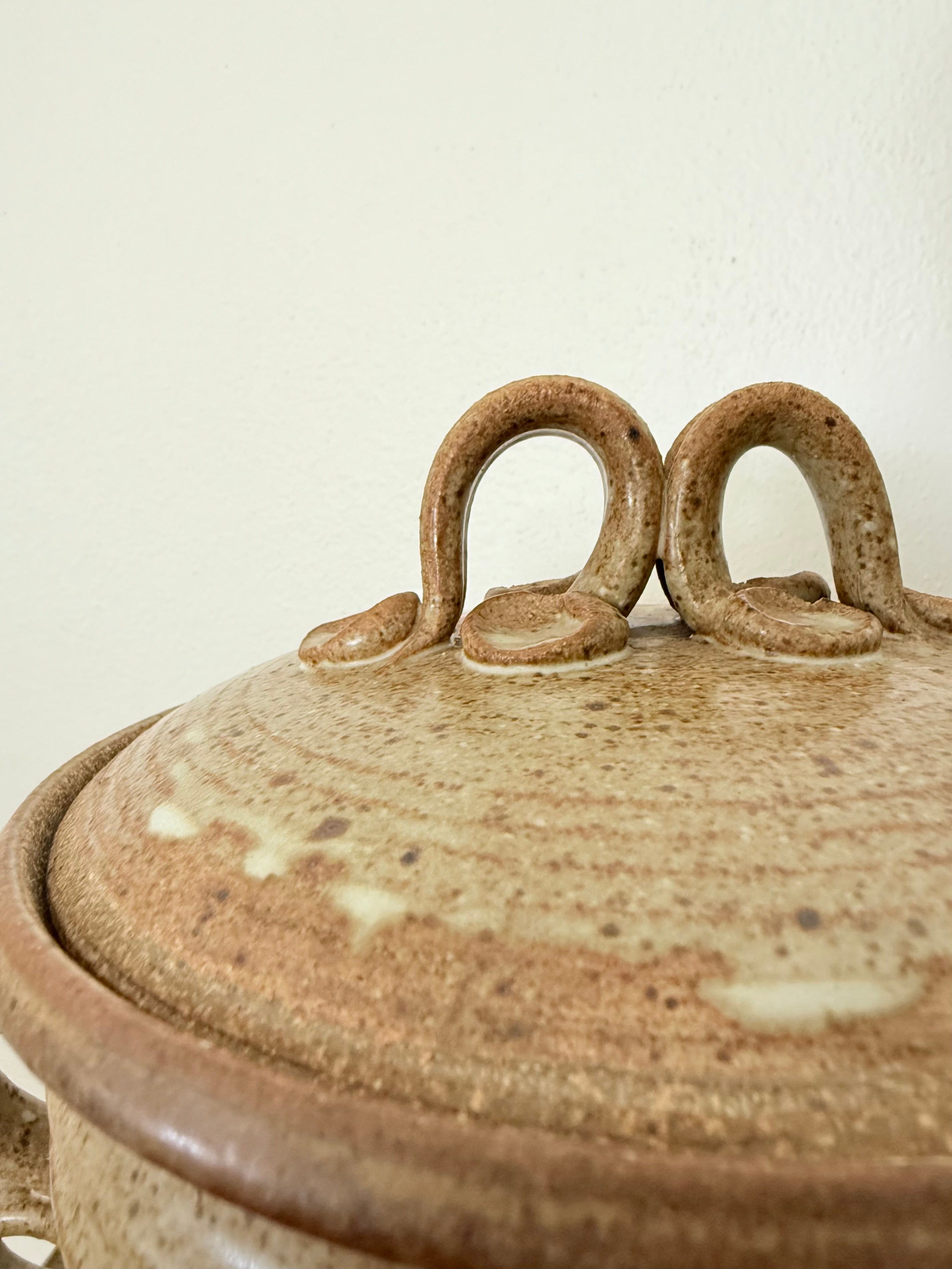 Studio Pottery Jar with Lid