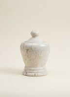 Marble Vase Toiletry Container with Lid