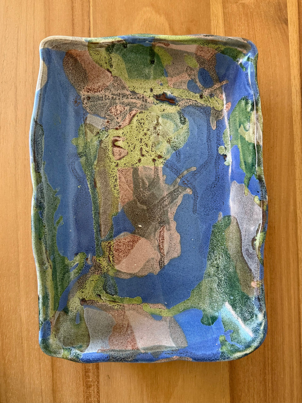 Hand-molded Clay Platter