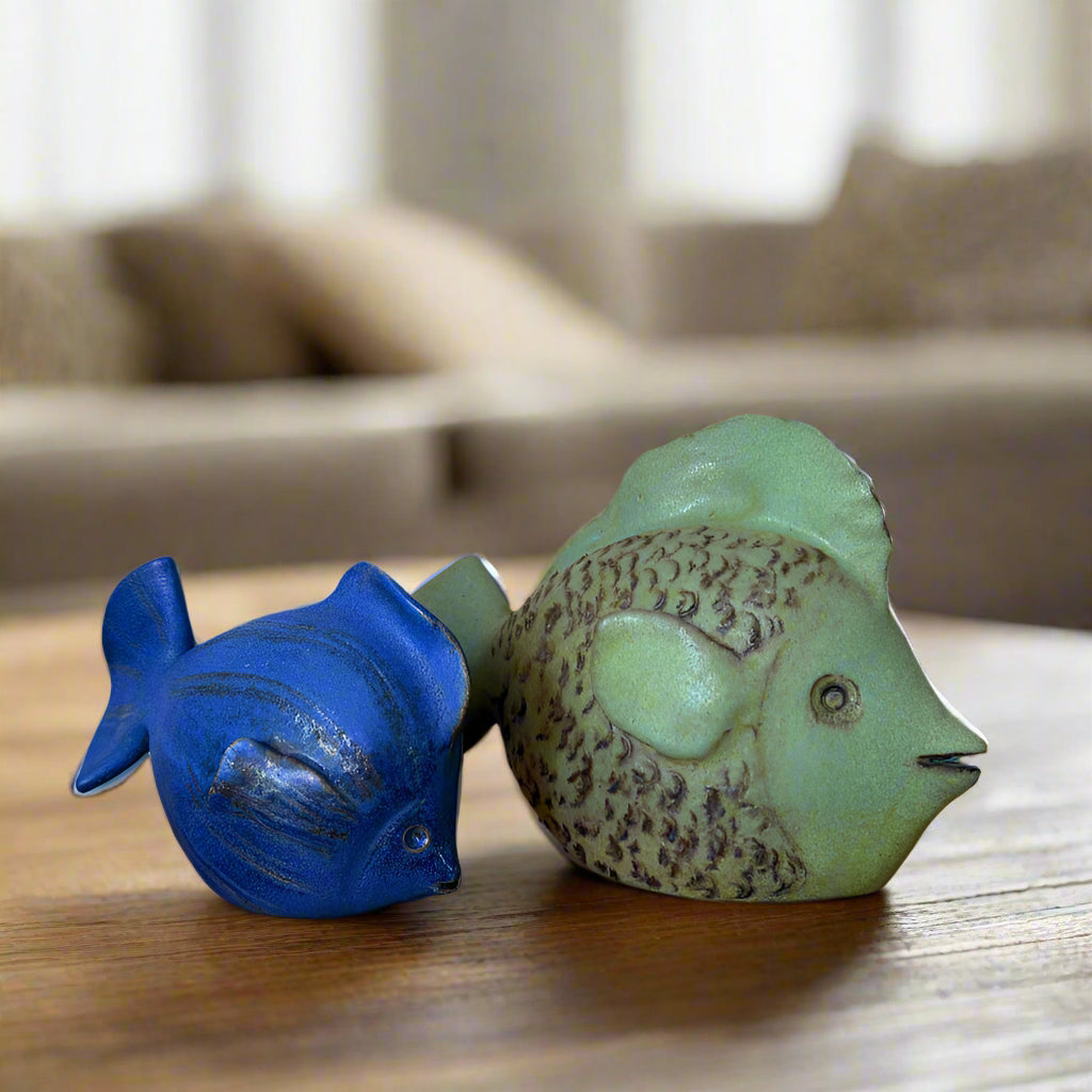 Handmade Ceramic Fish Set