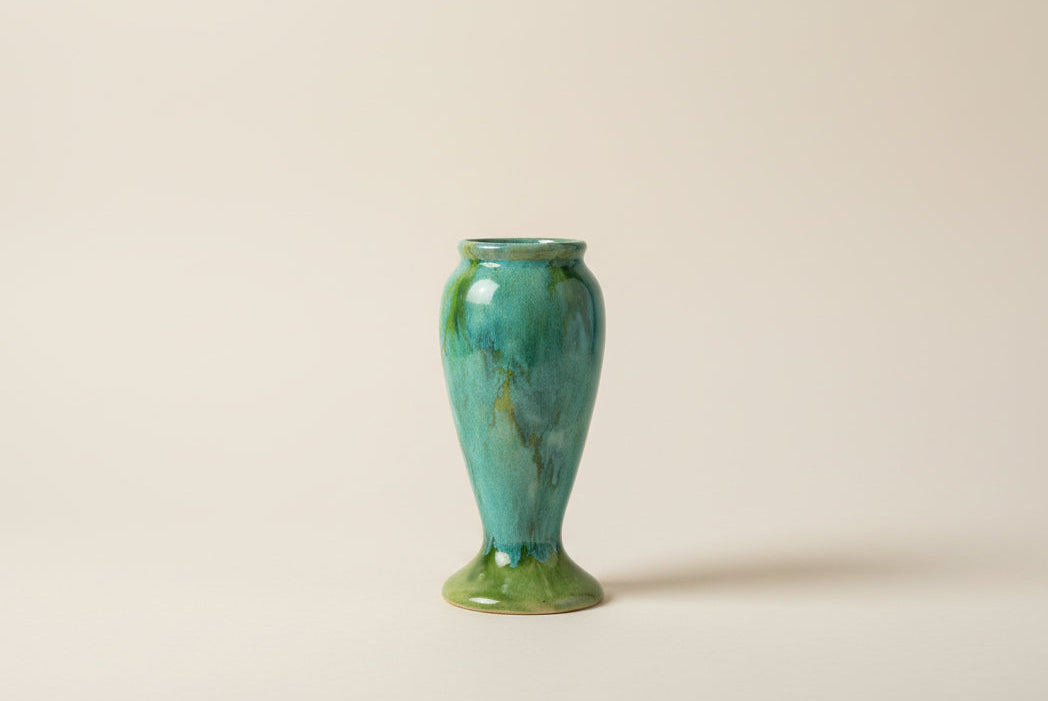 Vintage McCoy Brush-glazed Budvase