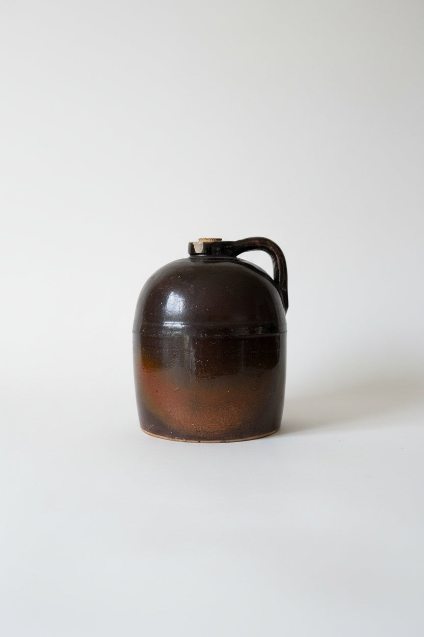 Glazed Chocolate Stoneware Jug
