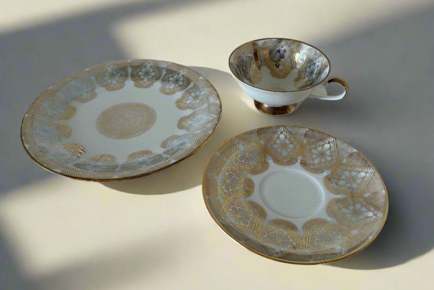 Vintage Porcelain Teacup (set of 3)