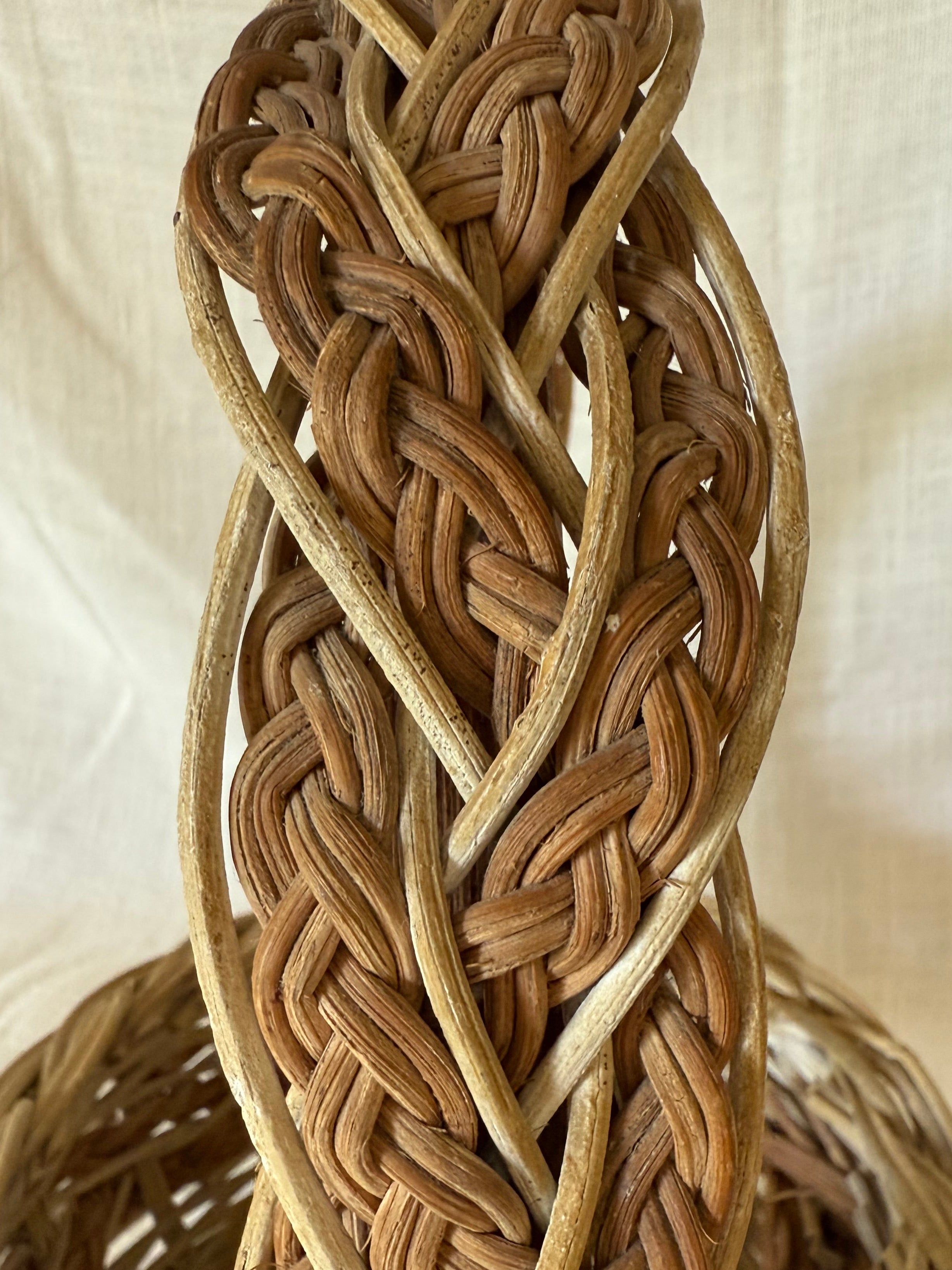 Wood Braided Basket