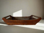 Vintage Wood Tray with Handles