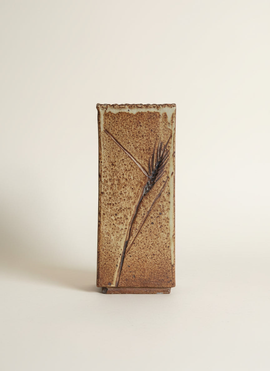Wheat Slab Studio Vase