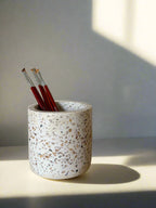 Hand-poured Terrazzo Miniature Container