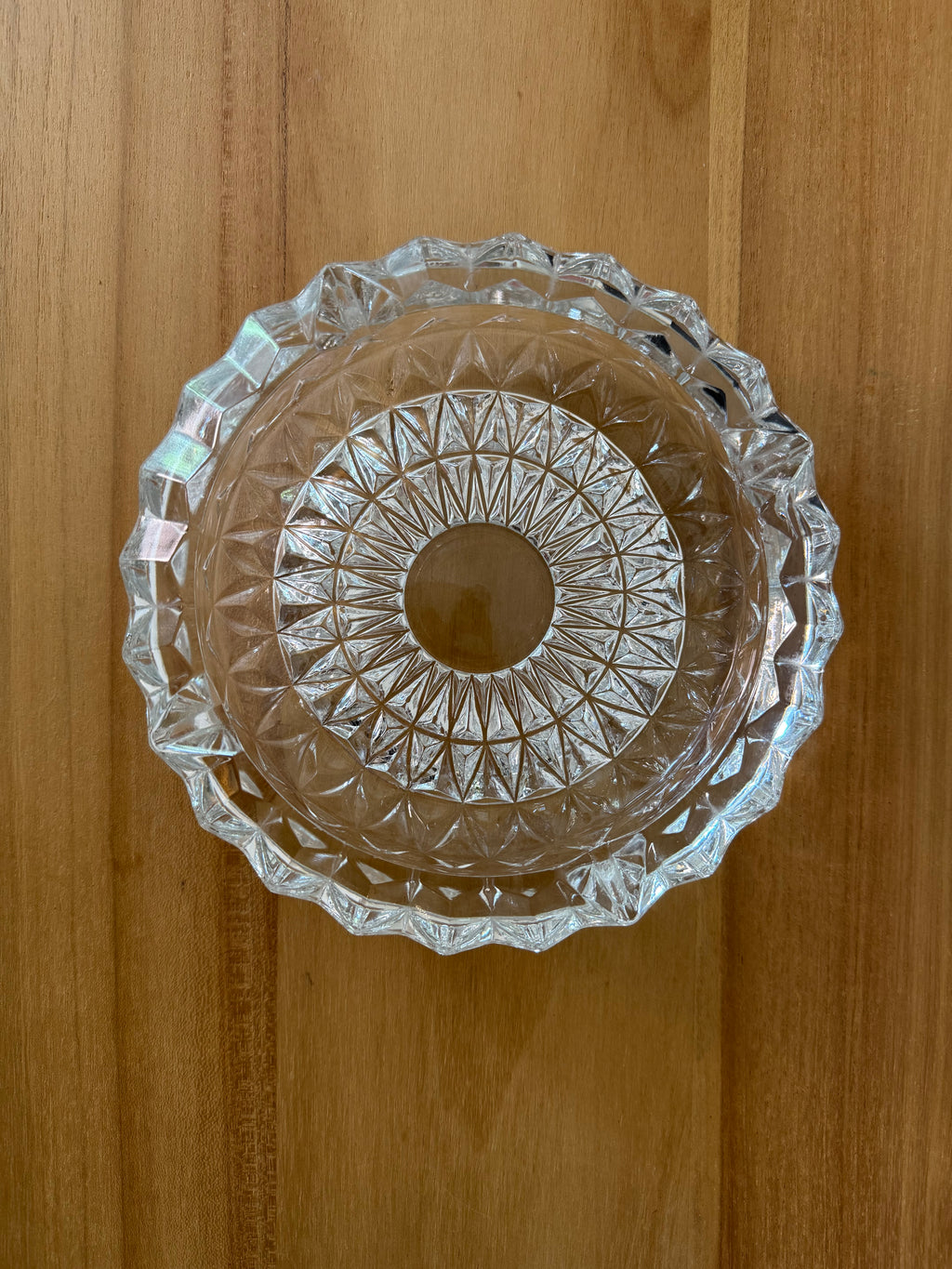 Vintage Crystal Cigar Ashtray