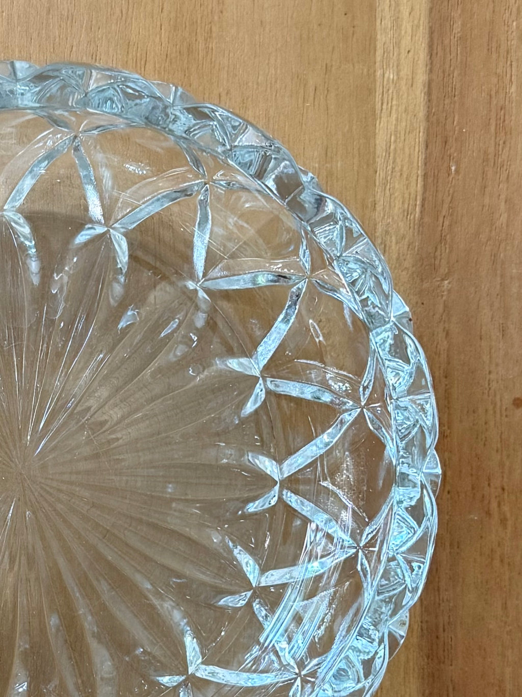 Vintage Crystal Jewelry Dish
