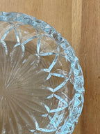 Vintage Crystal Jewelry Dish