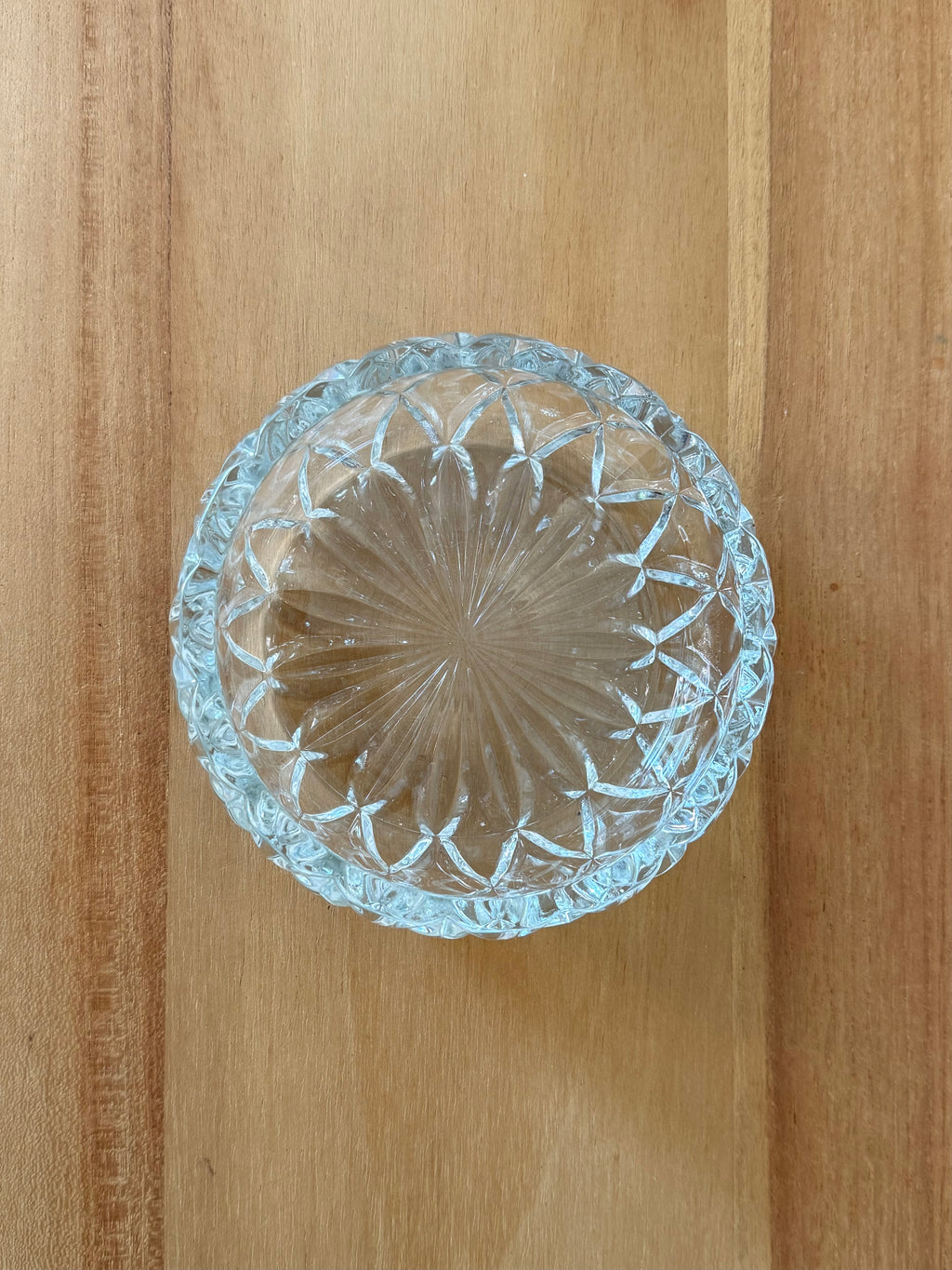 Vintage Crystal Jewelry Dish