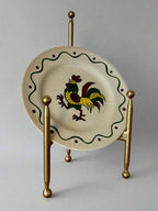 1960s "California Poppytrail" Rooster Display Dish