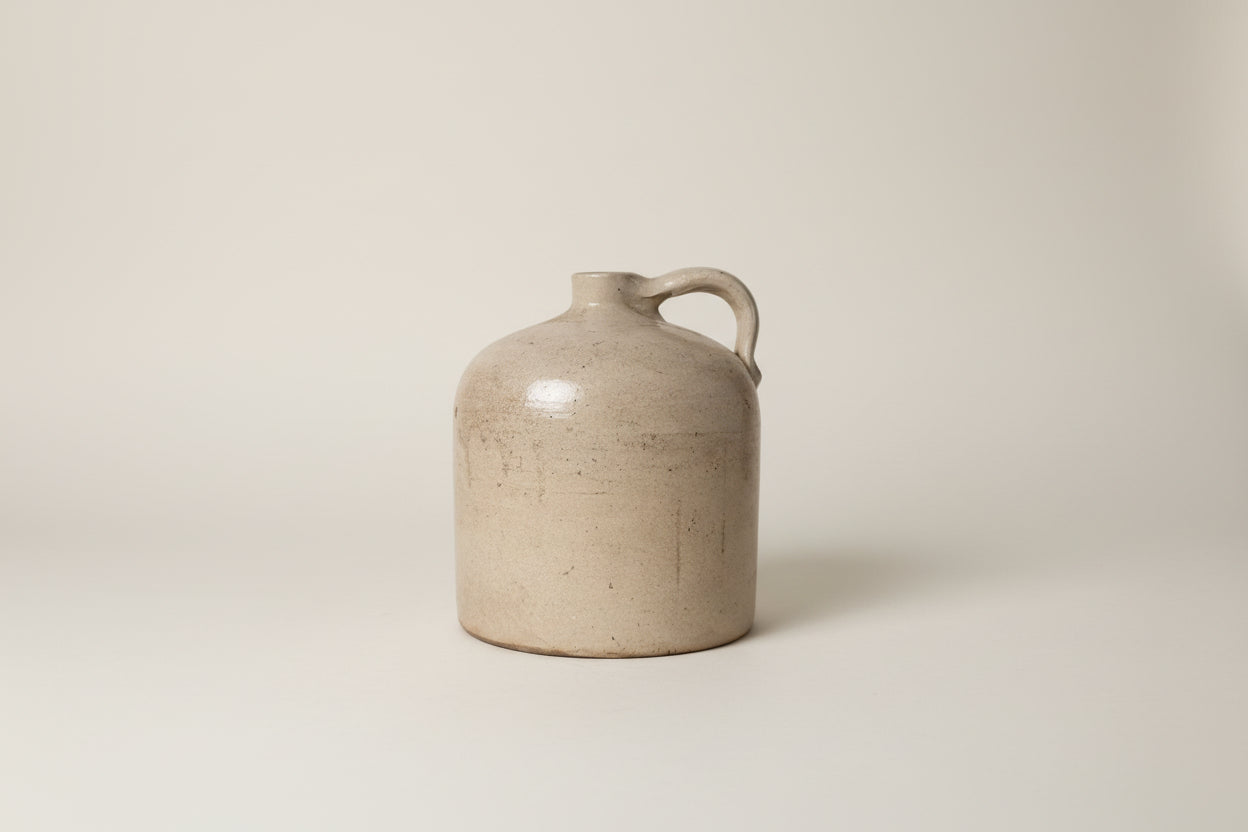Greige Glazed Stoneware Jug (medium)