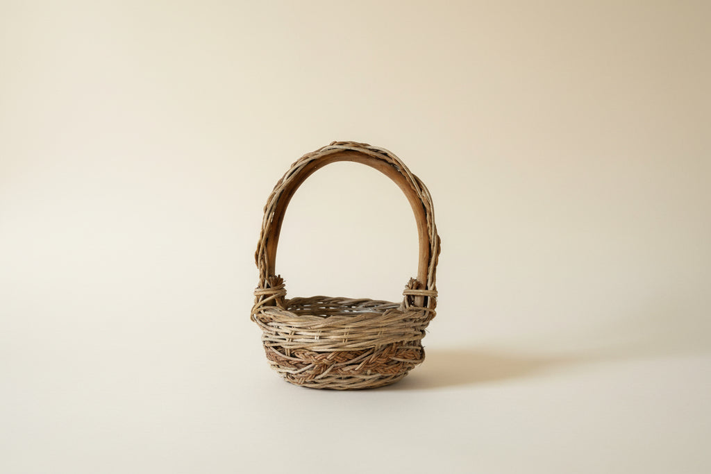 Wood Braided Basket