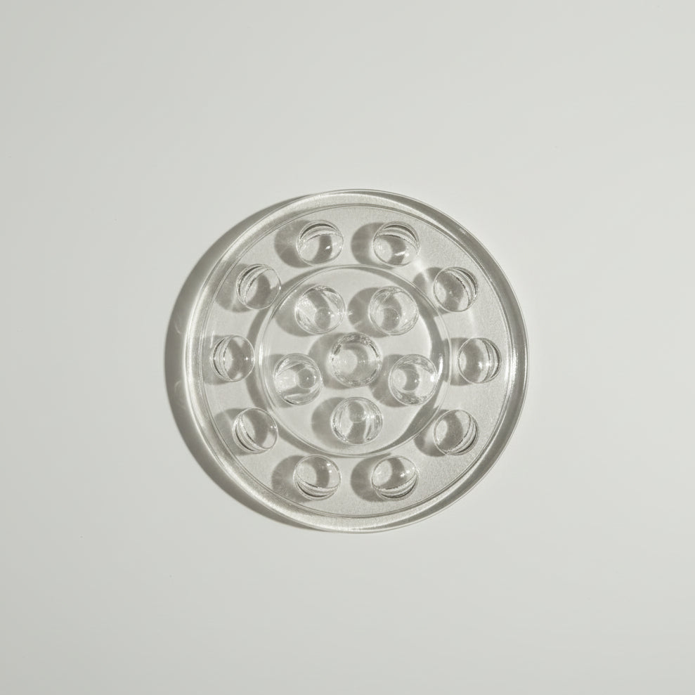 Vintage Glass Flower Frog - 5"