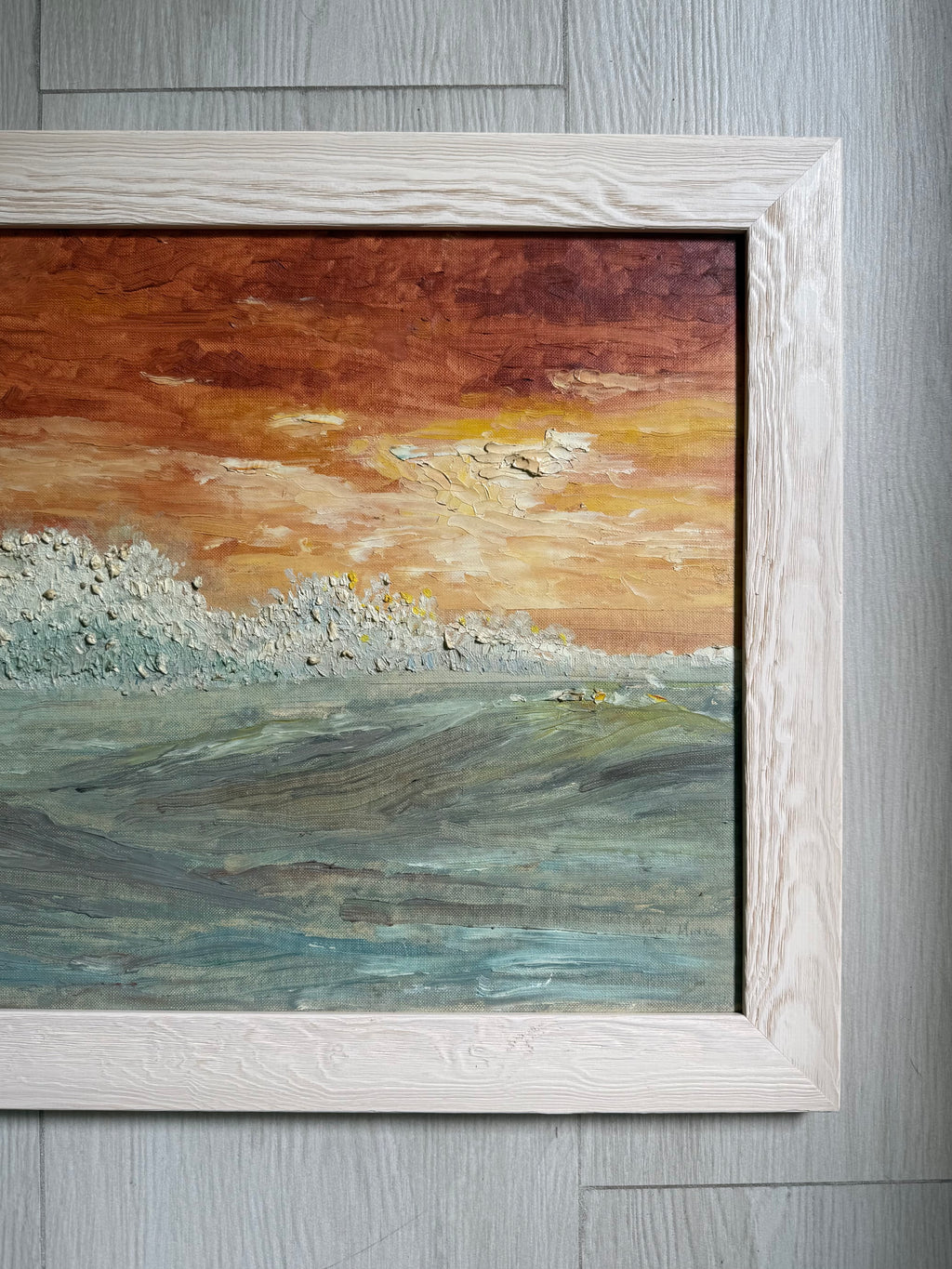 Original Seascape Oil Painting 1961