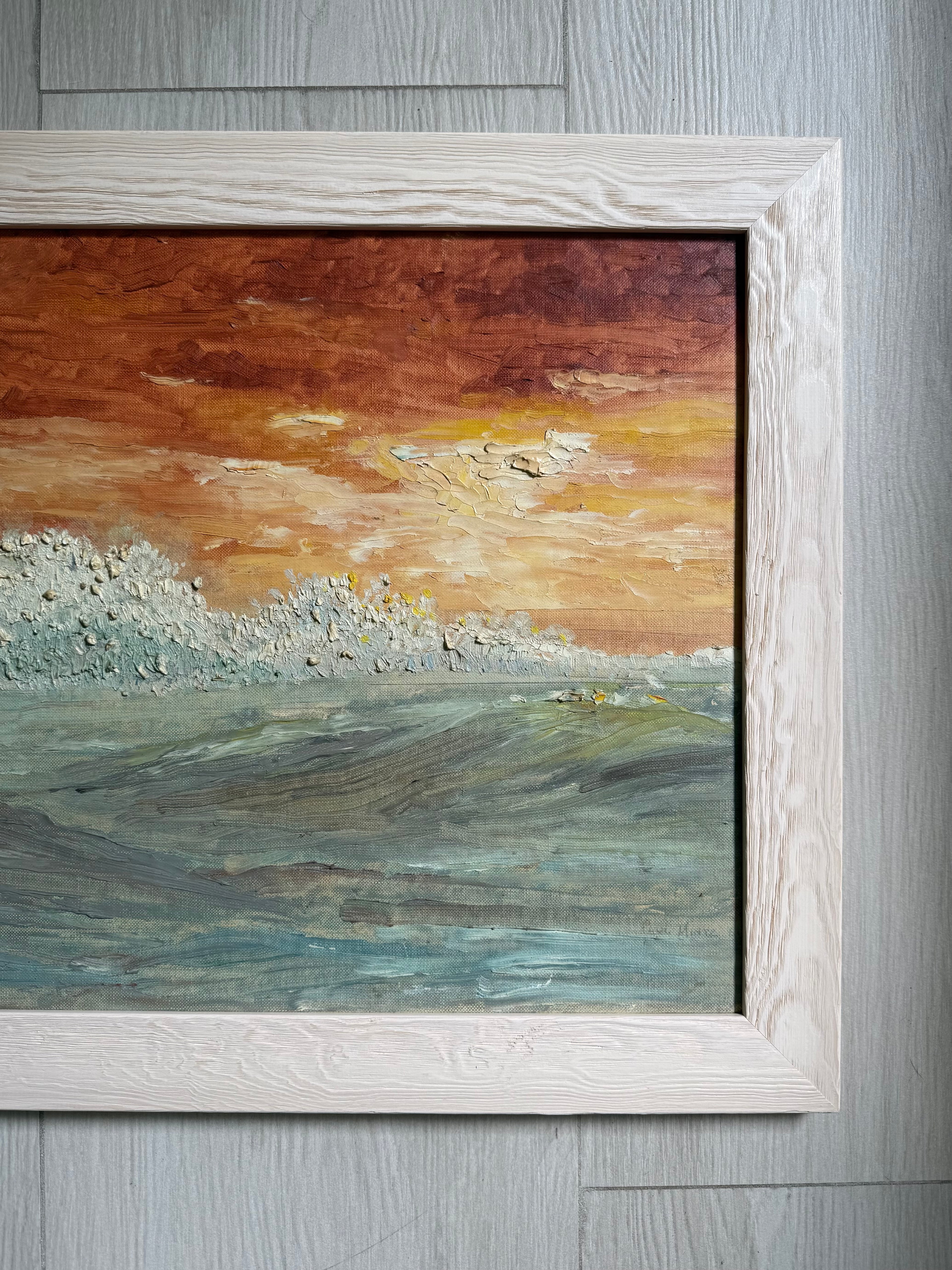 Original Seascape Oil Painting 1961