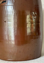 Caramel Glazed Stoneware Vase