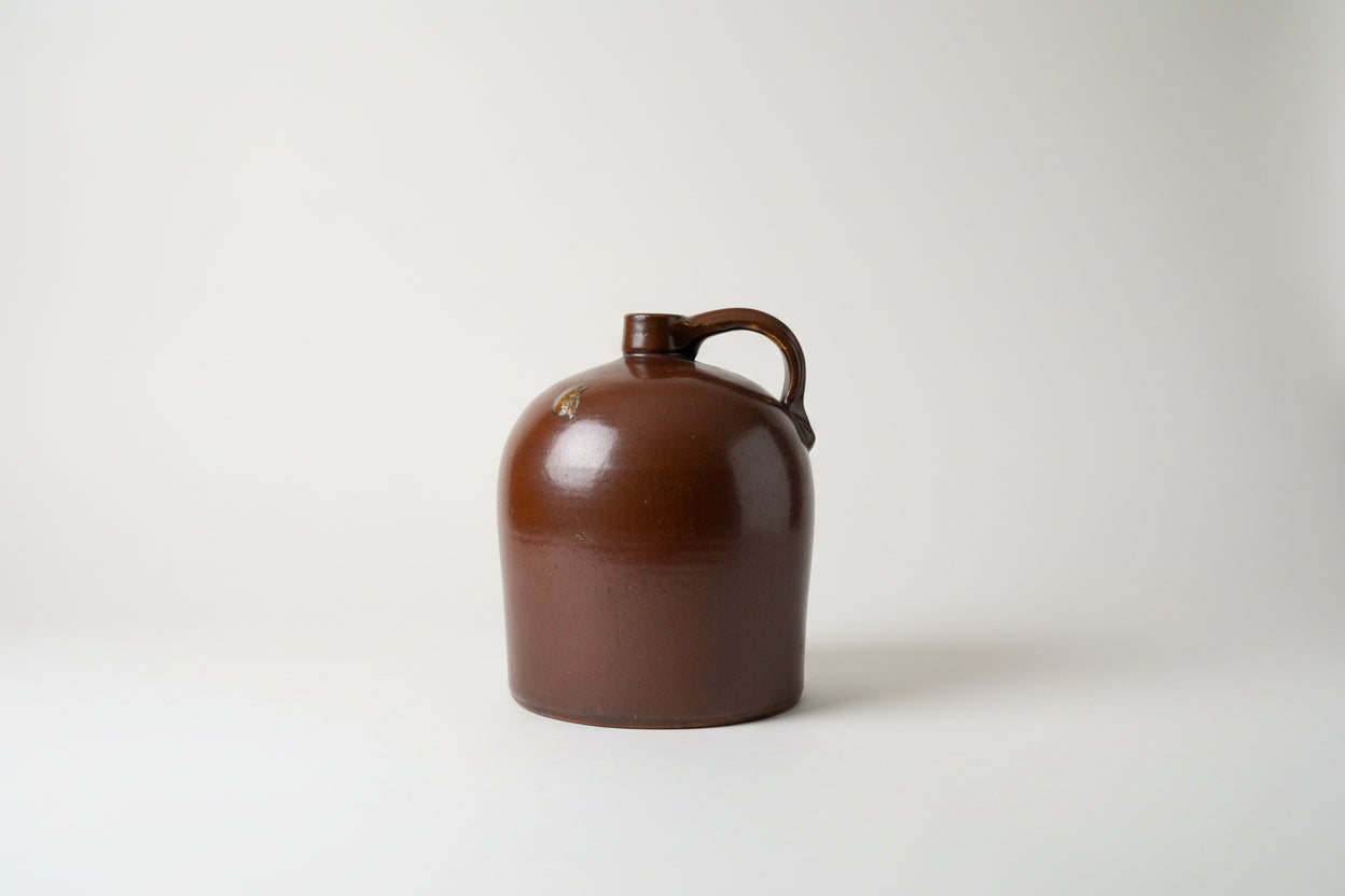 Amber Glazed Stoneware Jug