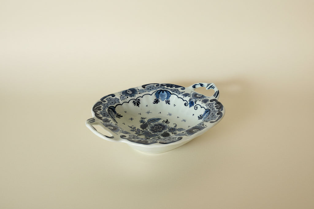 Vintage Delftware Dish with Handles
