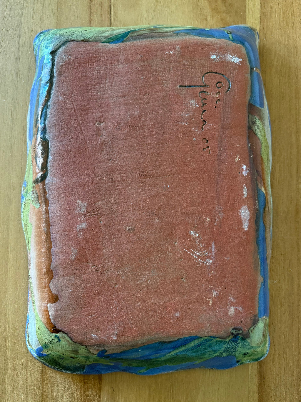 Hand-molded Clay Platter