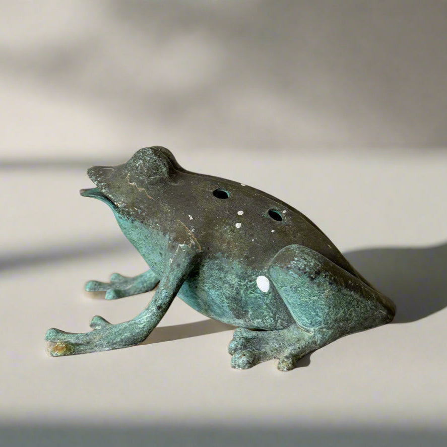 Vintage Brass Flower Frog