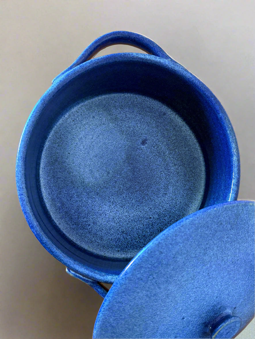 Clay Landscape Serving Pots (set of 2)