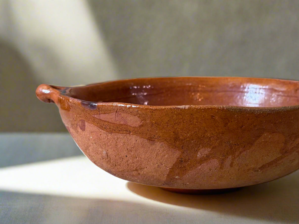 Folkart Terracotta Glazed Bowl