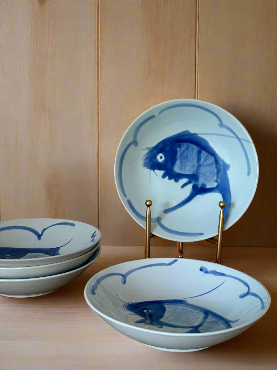 Vintage Hand-painted Bowls (set of 5)