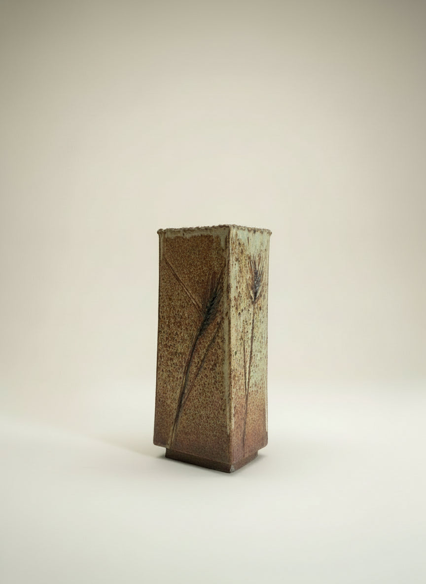 Wheat Slab Studio Vase