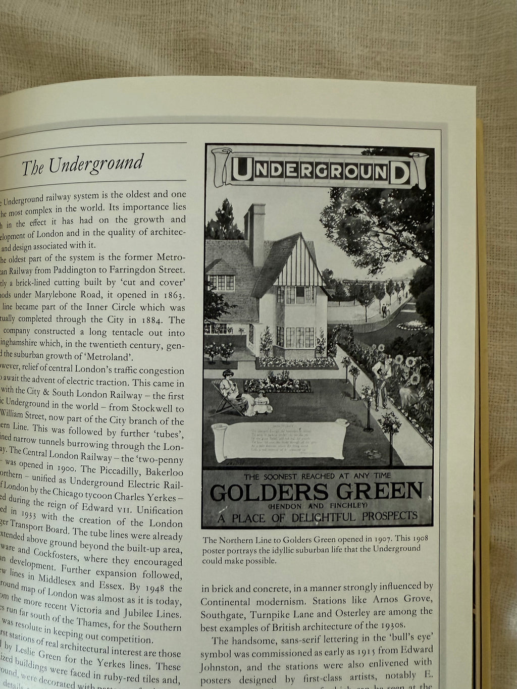 Vintage “the book of London” The evolution of a great city coffee table book