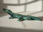 Vintage Cast Iron Alligator Figurine