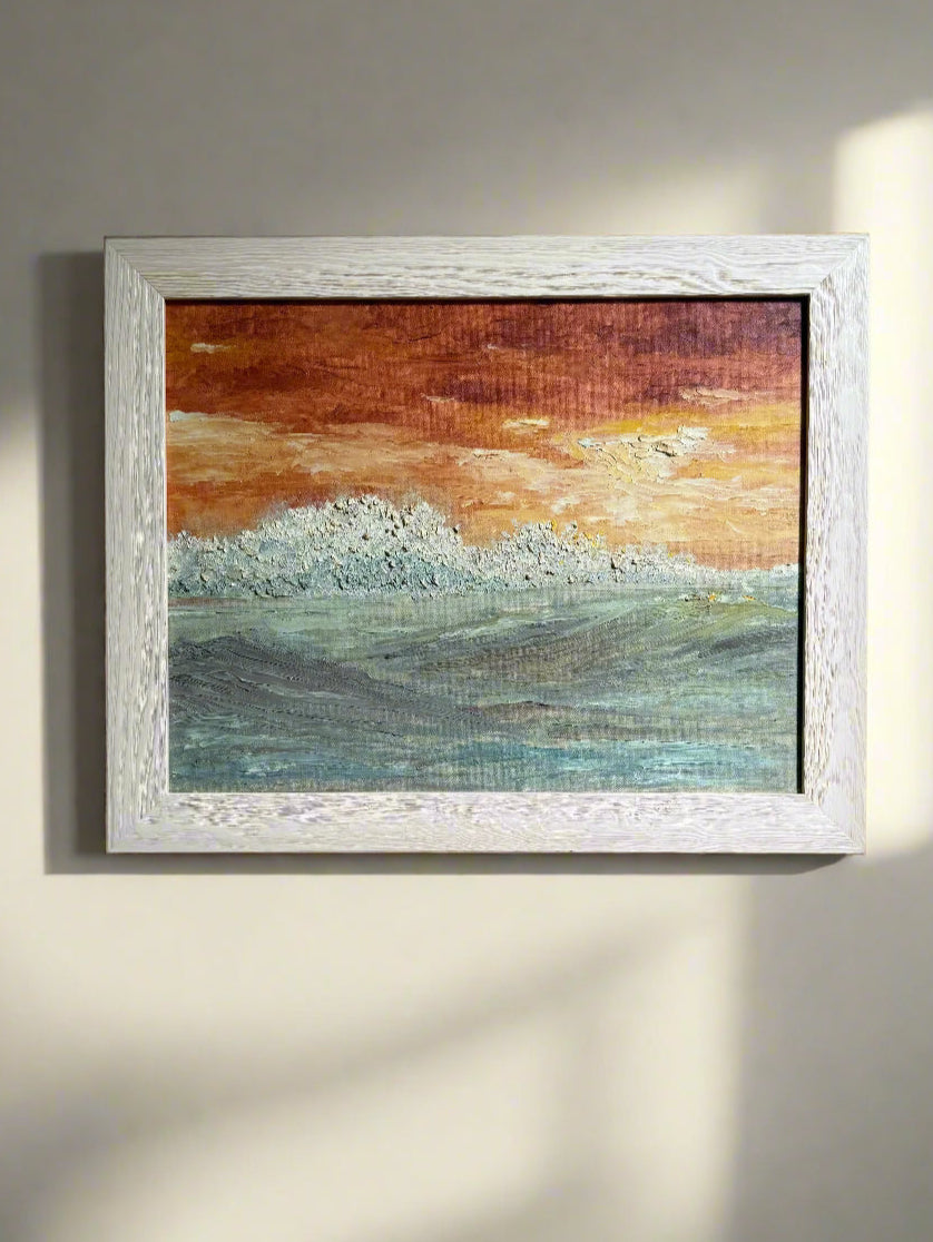 Original Seascape Oil Painting 1961