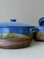 Clay Landscape Serving Pots (set of 2)