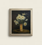 1958 Still Life Daisy Oil Painting
