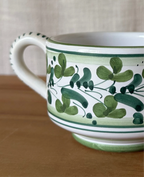 Vintage Italian "Deruta" Hand-painted Mug