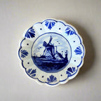 Hand-painted Delft Pottery Jewelry Dish