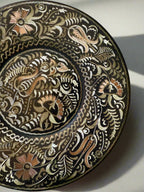 Vintage Etched Copper Plate