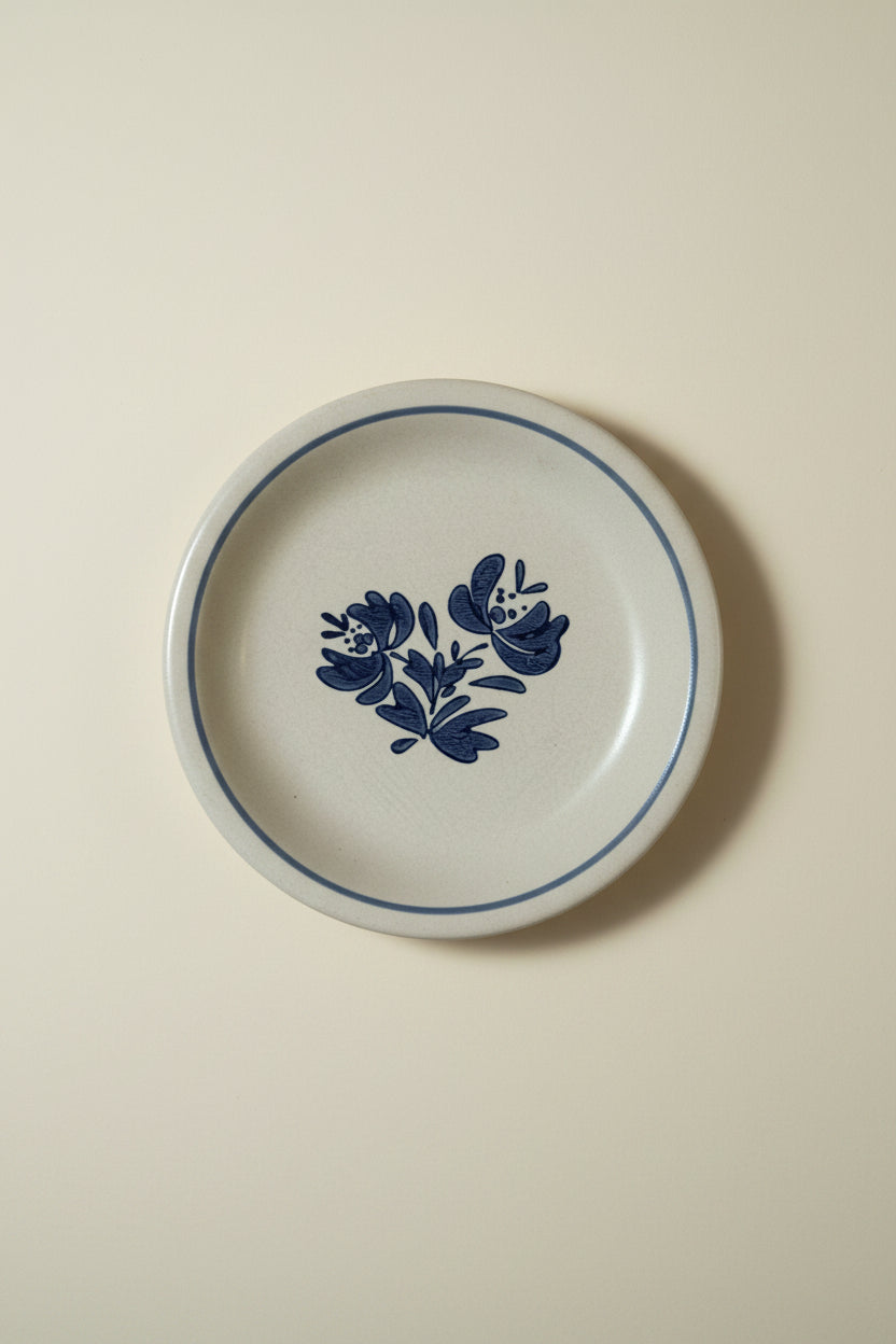Floral Vintage Display Plate