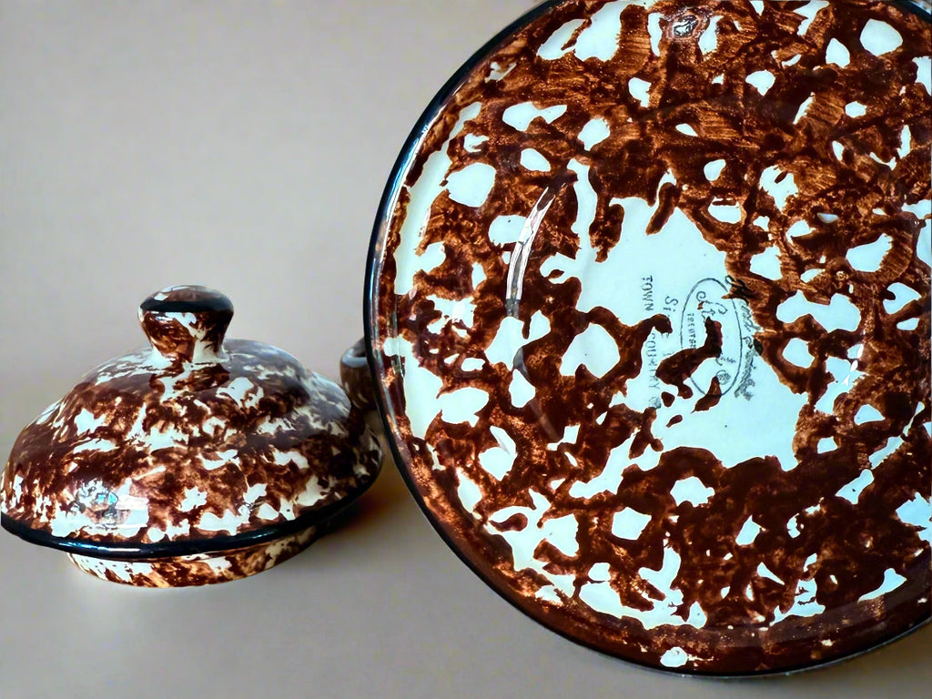 1970s Stangl Pottery "Town & Country" Decorative Tea Pot