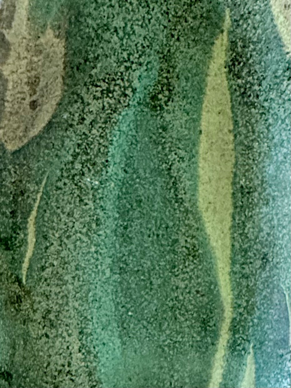 Hand-Molded Ceramic Bowl (Green)