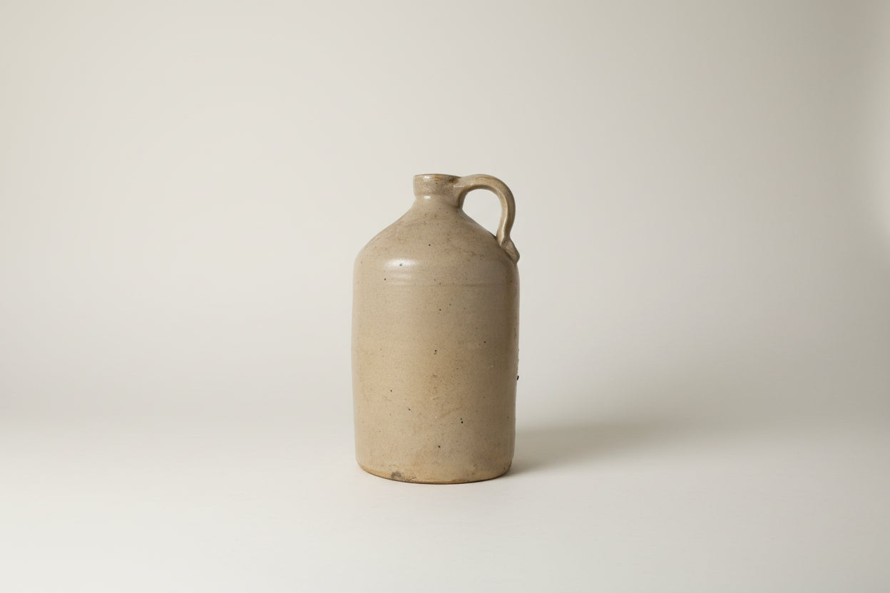 Greige Glazed Stoneware Jug (small)