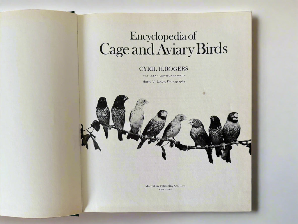 "Encyclopedia of Cage and Aviary Birds" Vintage Coffee Table Book