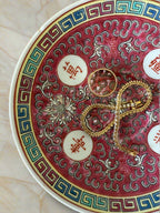 Chinese Qing Dynasty ‘Mun Shou’ Longevity Dish