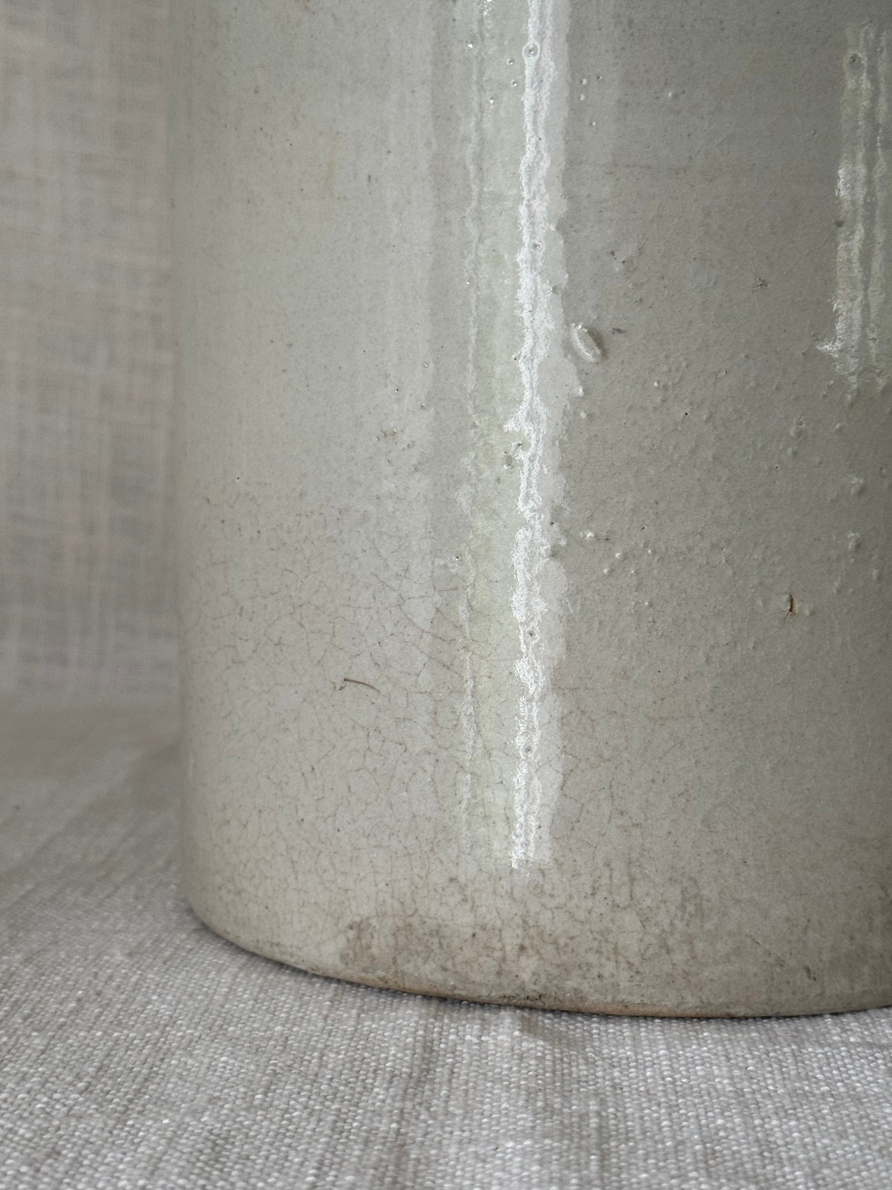 Greige Funneled Stoneware Jug (medium)