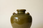 Four-handle Green Glazed Vase