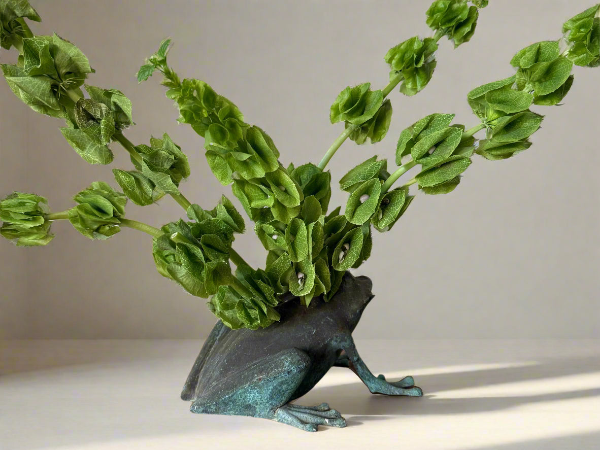 Vintage Brass Flower Frog