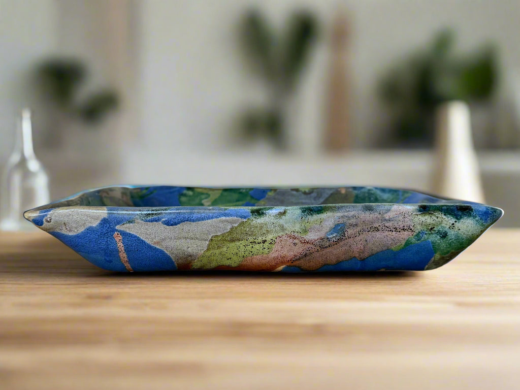 Hand-molded Clay Platter