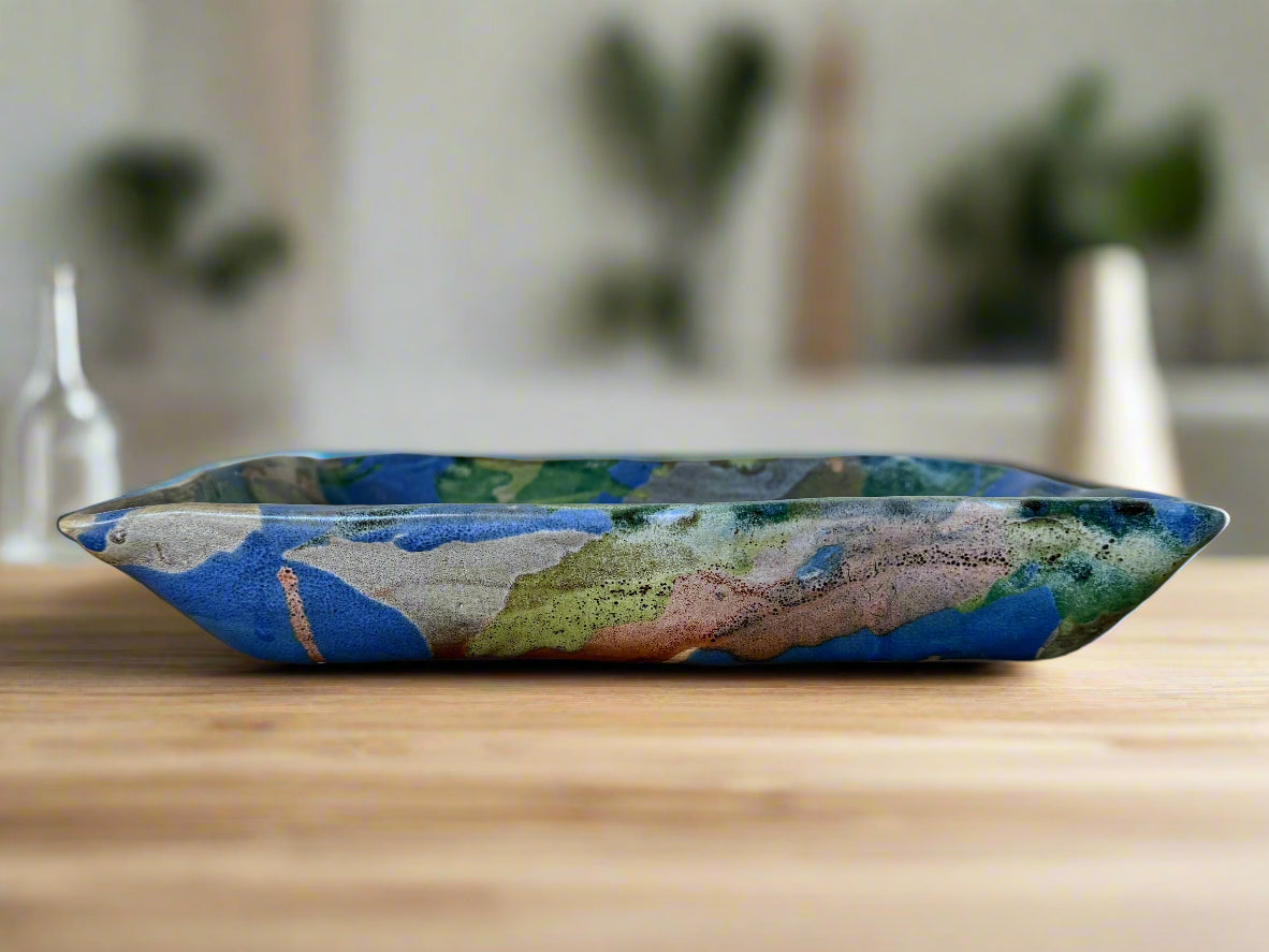 Hand-molded Clay Platter
